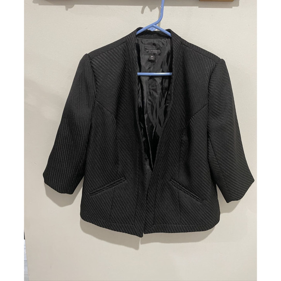 Black Textured Blazer - Picture 1 of 10